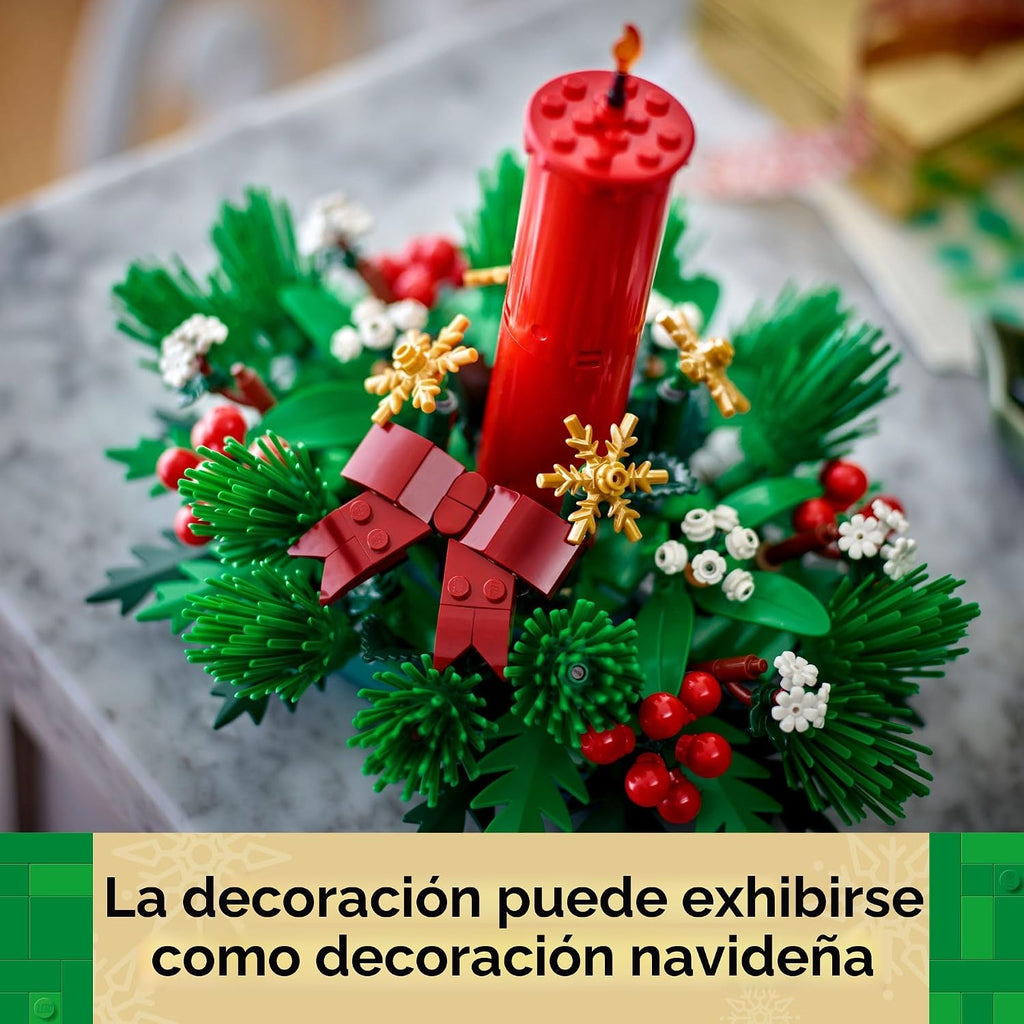 LEGO Decoración de Mesa Navideña - Juguete de Construcción para Niñ...