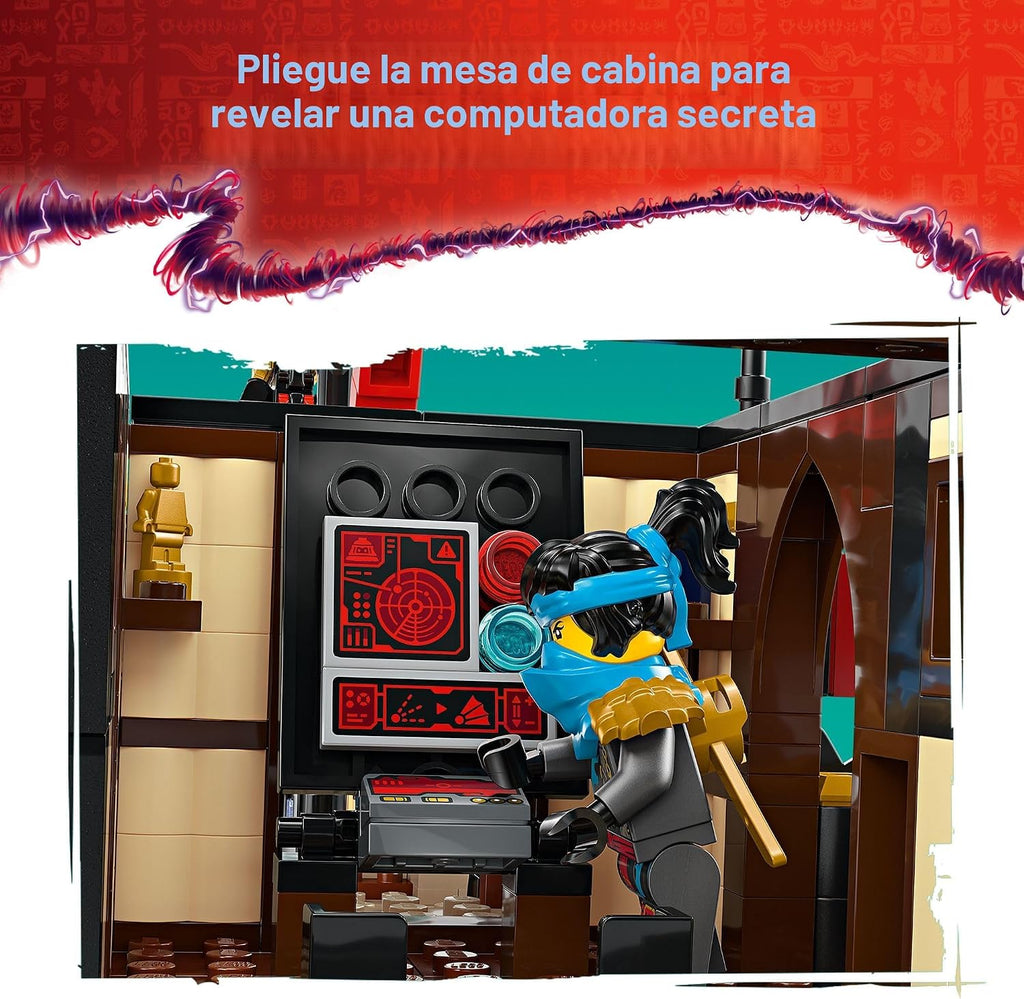 LEGO NINJAGO El juguete de construcción del Templo Bounty - Barco m...