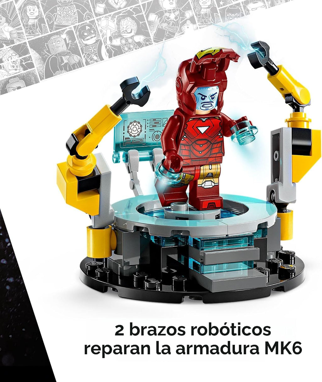 LEGO Marvel Laboratorio de Iron Man: Juguete de construcción del Sa...