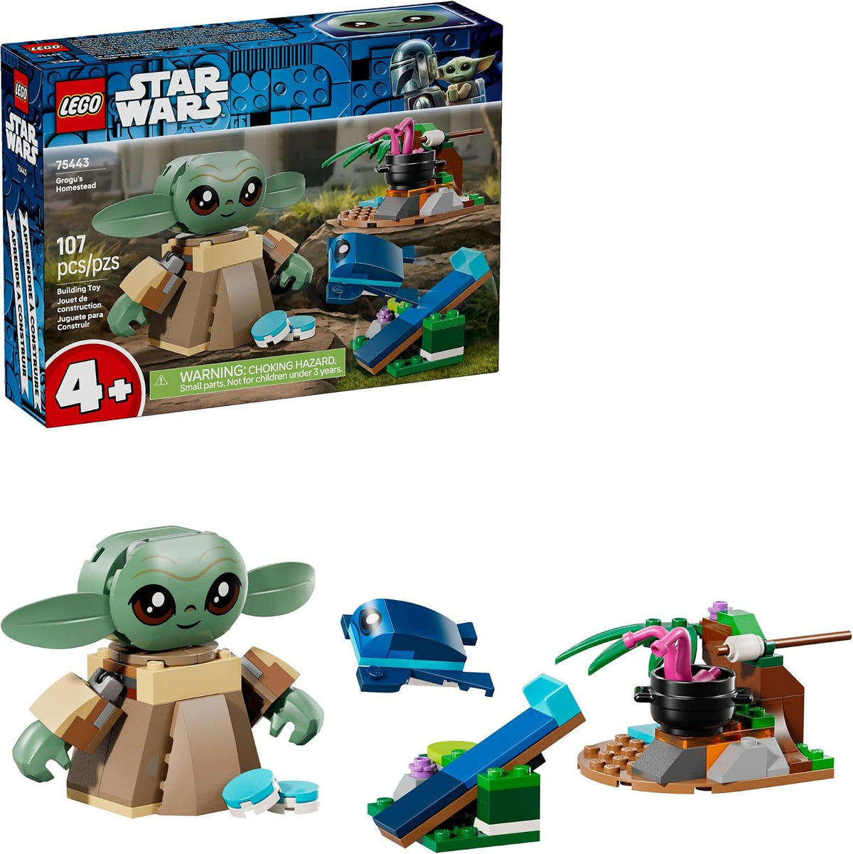 LEGO Star Wars Grogu's Homestead - Juguete de construcción para...