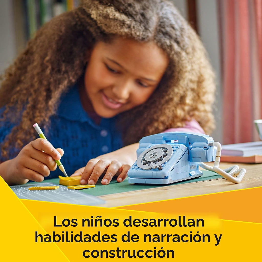 LEGO Creator 31174 - Teléfono retro 3 en 1 para niños, decoración d...