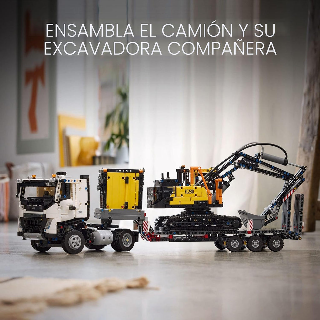 LEGO Technic Volvo FMX Truck &amp; EC230 Excavadora Eléctrica Jugue...