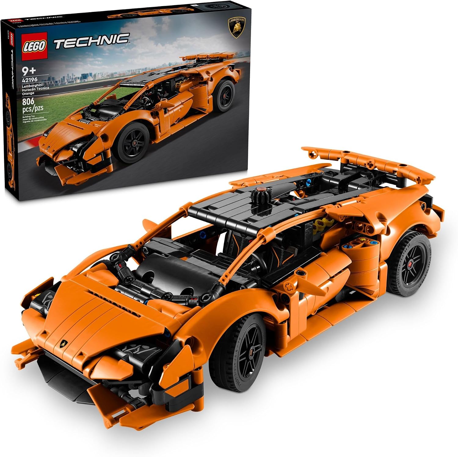 LEGO Technic Lamborghini Huracán Tecnica Naranja Juguetes de Constr...