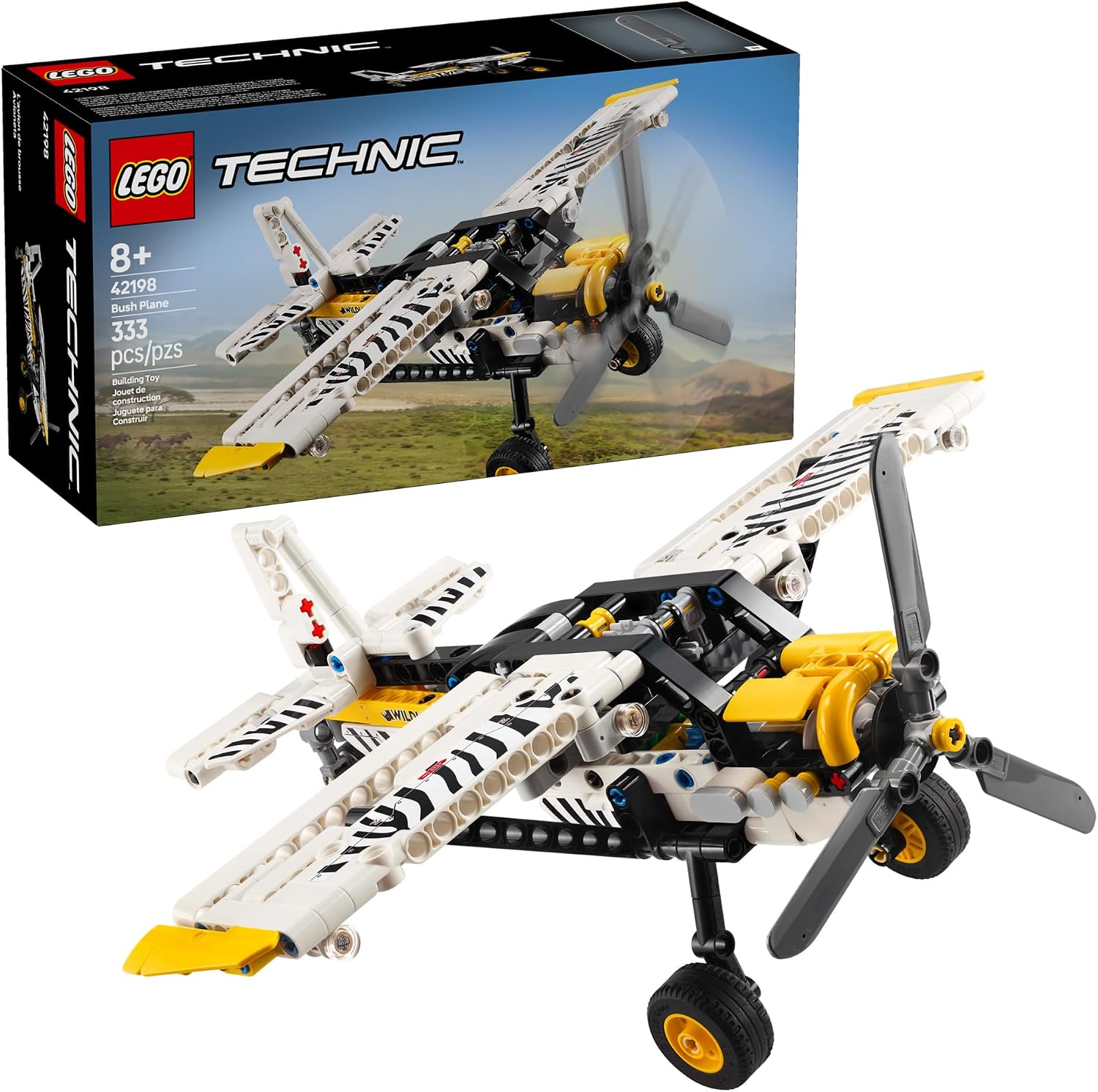 Avión de juguete LEGO Technic - Avión de juguete para construir par...