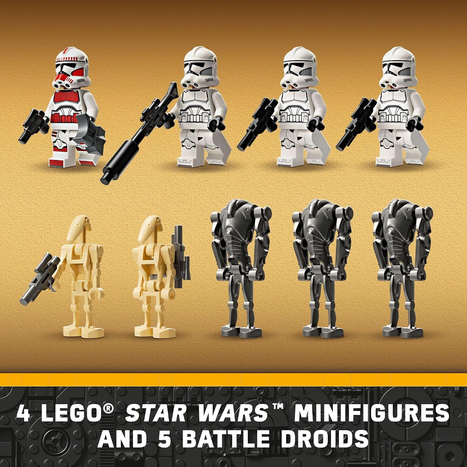 LEGO Star Wars 75372 - Paquete de batalla de soldado clon y droide...