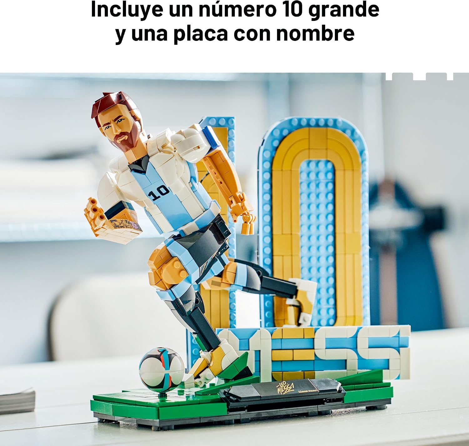 LEGO Editions Lionel Messi - Leyenda del fútbol - Juego de construc...