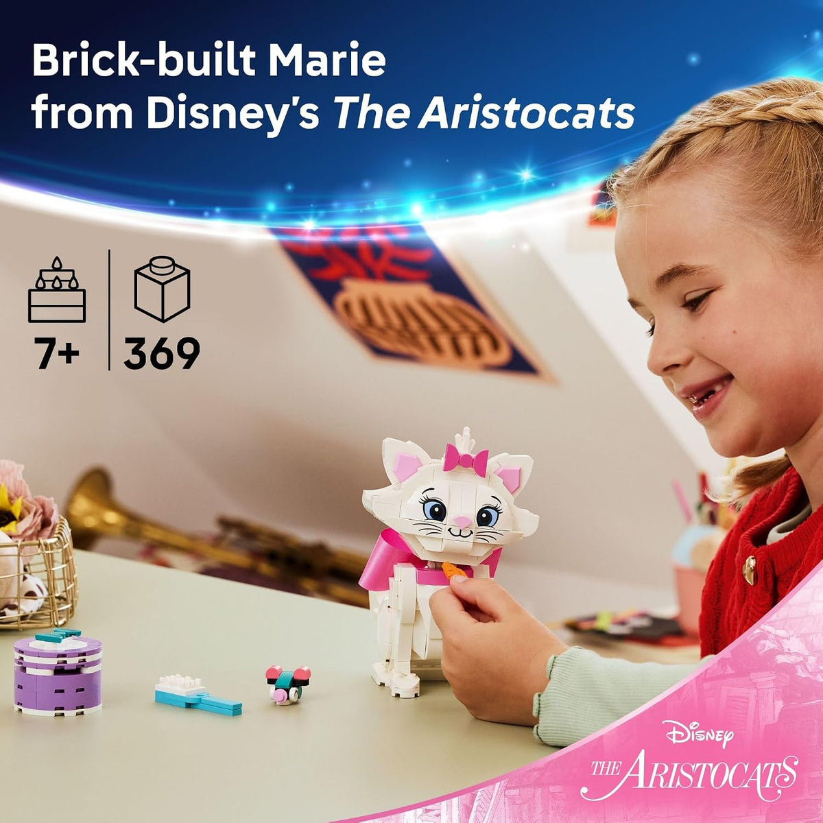 LEGO Disney The Aristocats Adorable Marie Toy Building Set \u2013 D...