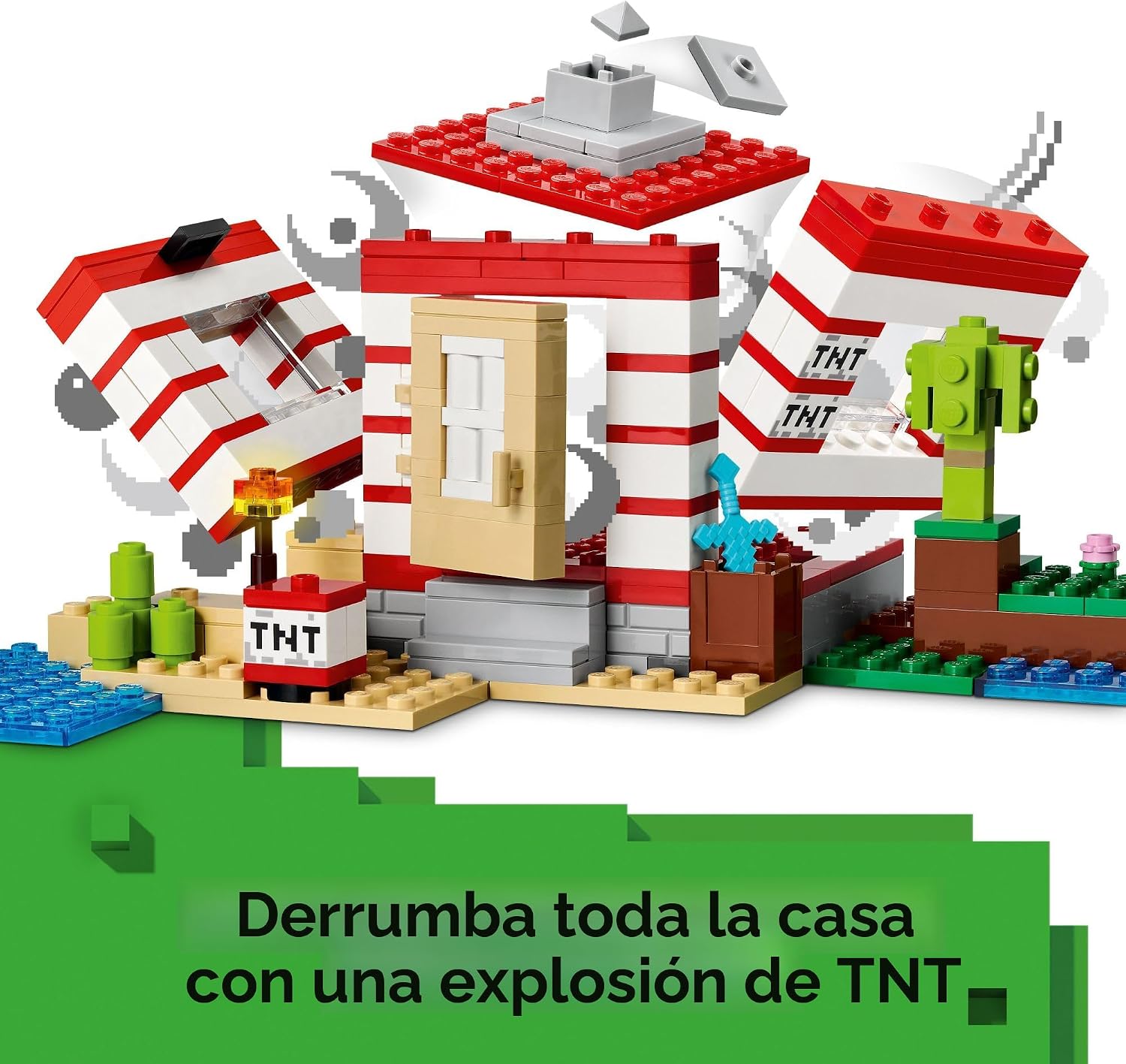 LEGO Minecraft La Casa de la Jungla TNT para Niños - Juguete Colecc...