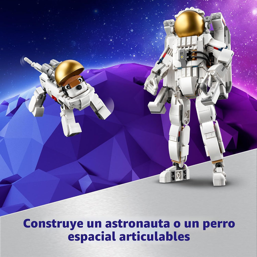 LEGO Creator 3 en 1 Juguete de Astronauta Espacial, Set de Construc...