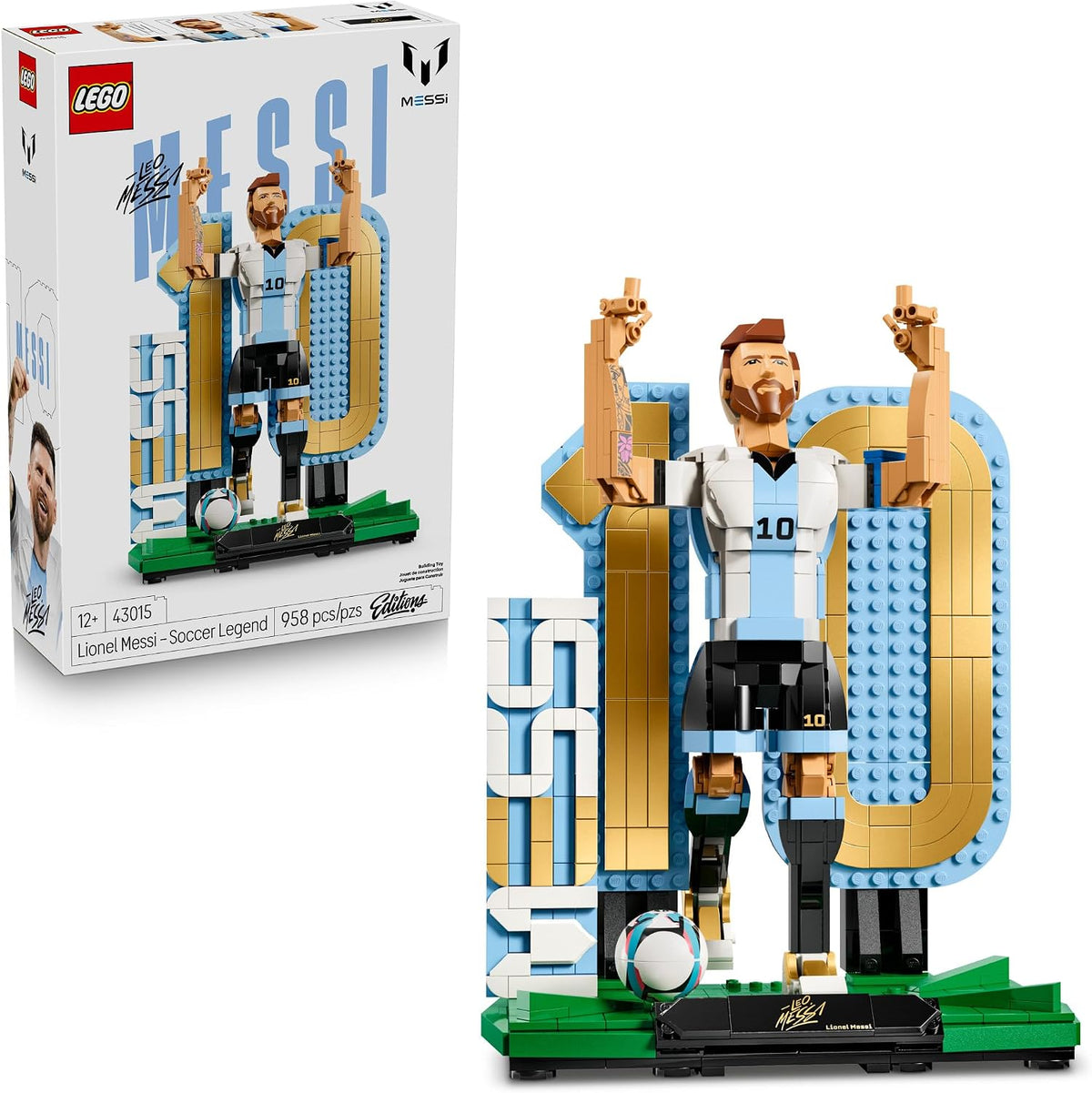 LEGO Editions Lionel Messi - Leyenda del fútbol - Juego de construc...
