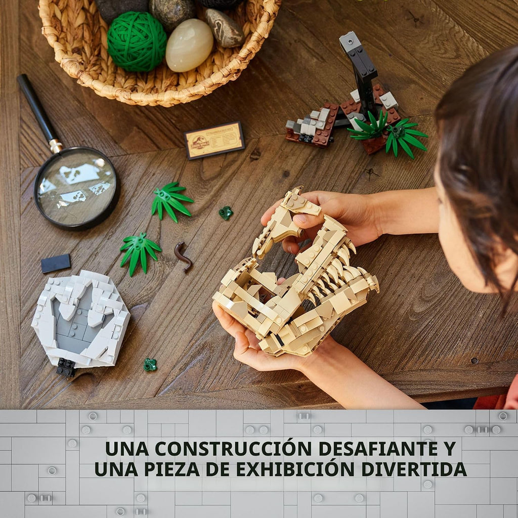 LEGO Jurassic World Fósiles de Dinosaurios: Cráneo de T Rex - Jugue...
