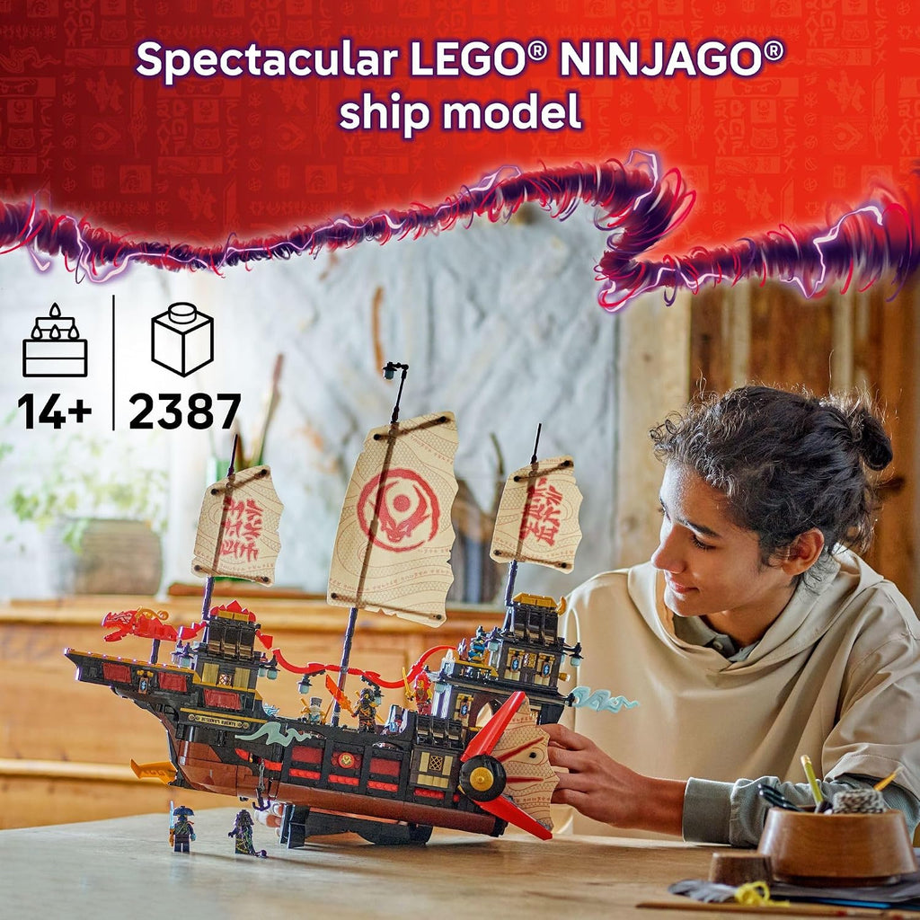 LEGO NINJAGO El juguete de construcción del Templo Bounty - Barco m...