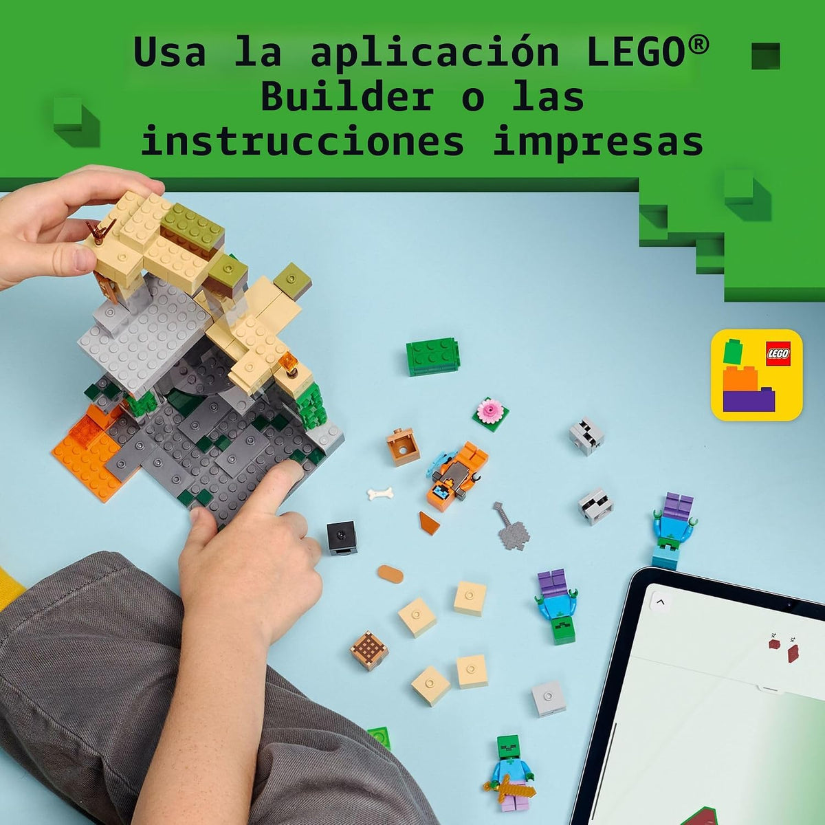 LEGO Minecraft Zombie Dungeon - Juguete de construcción y simulació...