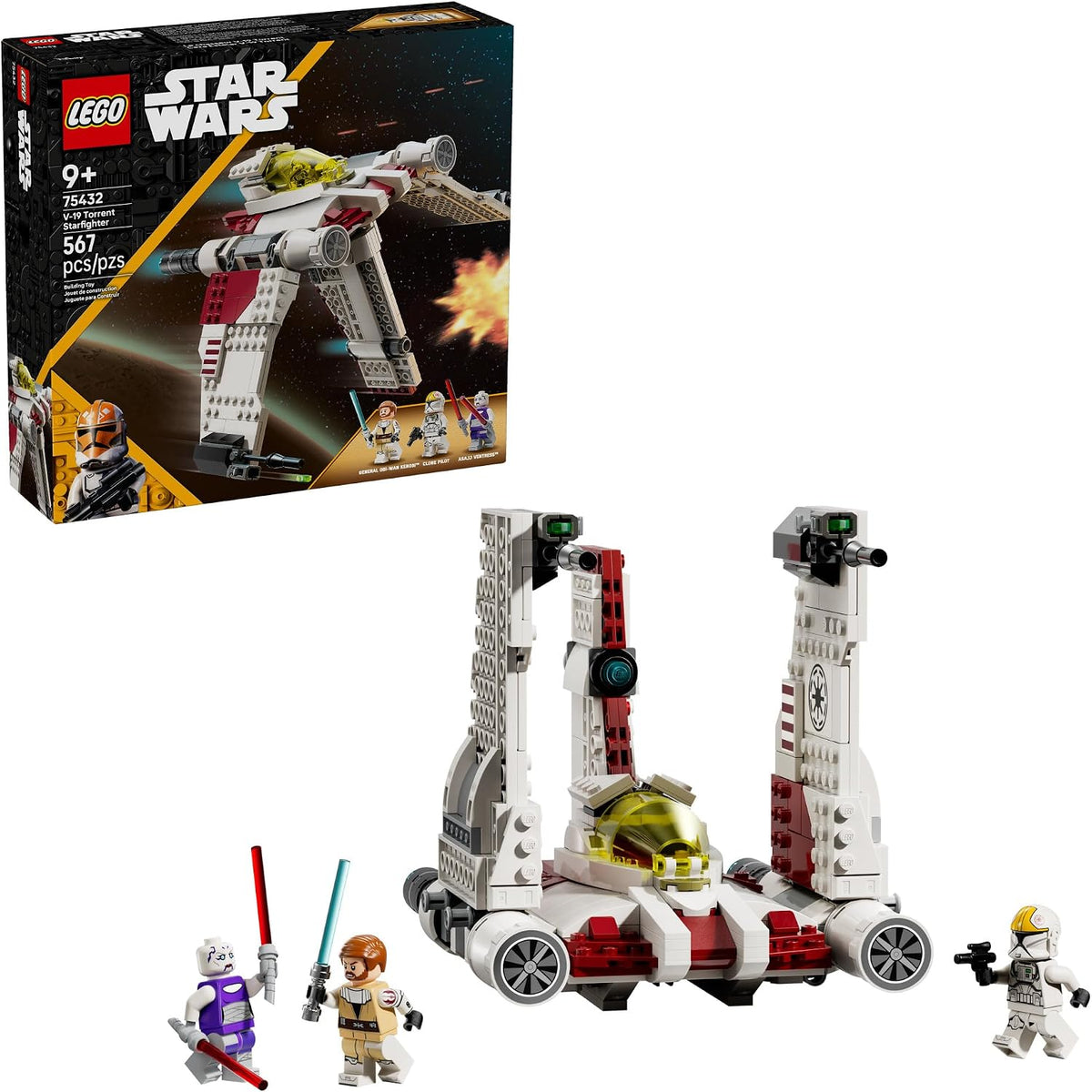 LEGO Star Wars: The Clone Wars V-19 Torrent Starfighter Juguete de...