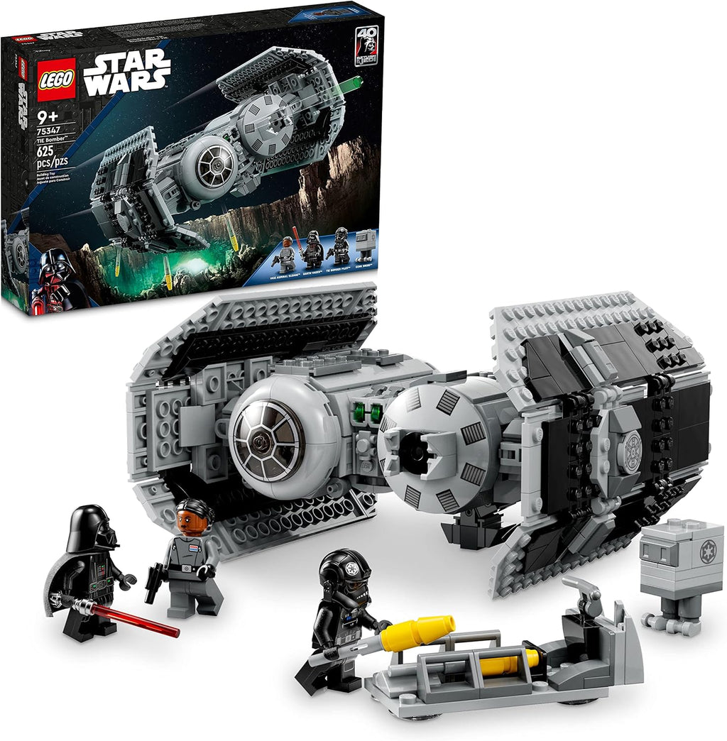 LEGO Star Wars TIE Bomber Kit de Construcción de Modelo, Caza Estel...