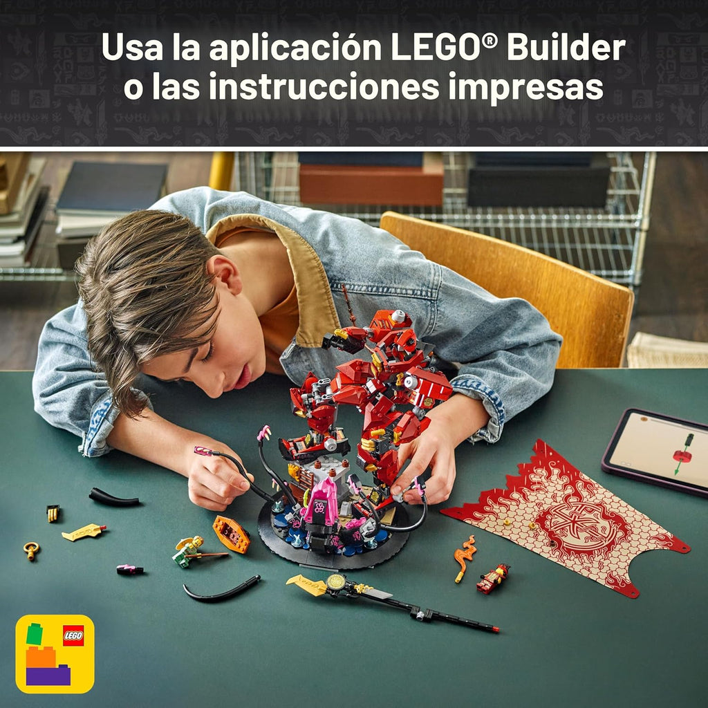 LEGO NINJAGO - Juego de construcción de The Fire Knight Mech - Kit...