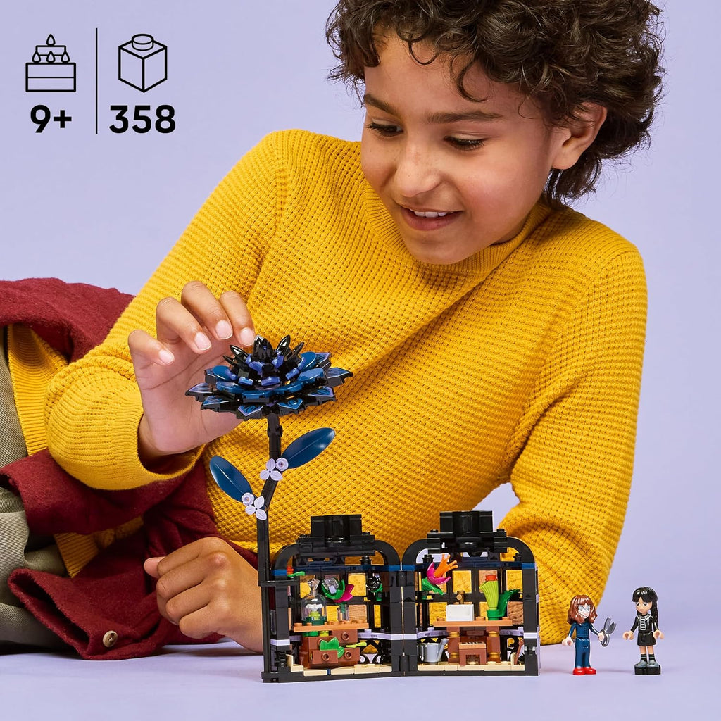 LEGO Wednesday - Juguete de construcción de flores de dalia negra,...
