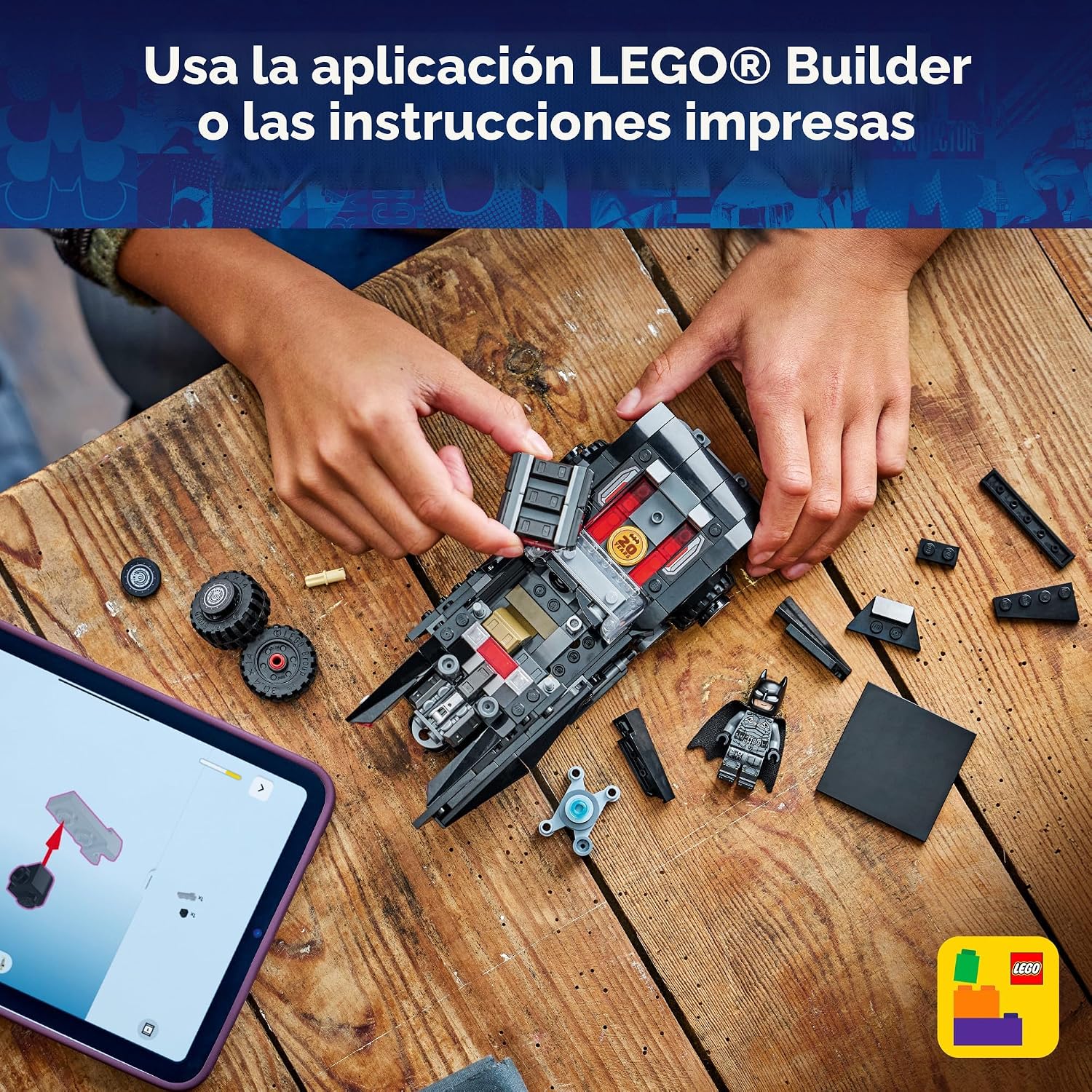 LEGO DC Batman: The Batman Batmobile - Juguete de construcción para...