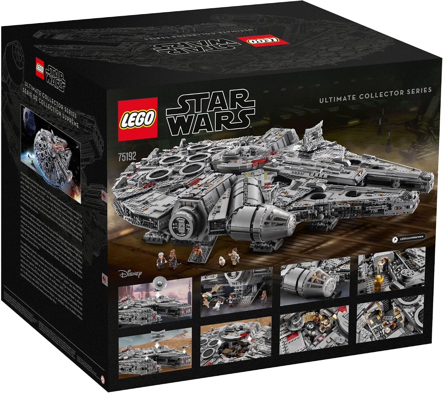 Juego de armado de LEGO Star Wars Millennium Falcon 75192 (7541 pie...