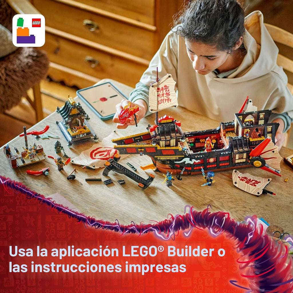 LEGO NINJAGO El juguete de construcción del Templo Bounty - Barco m...