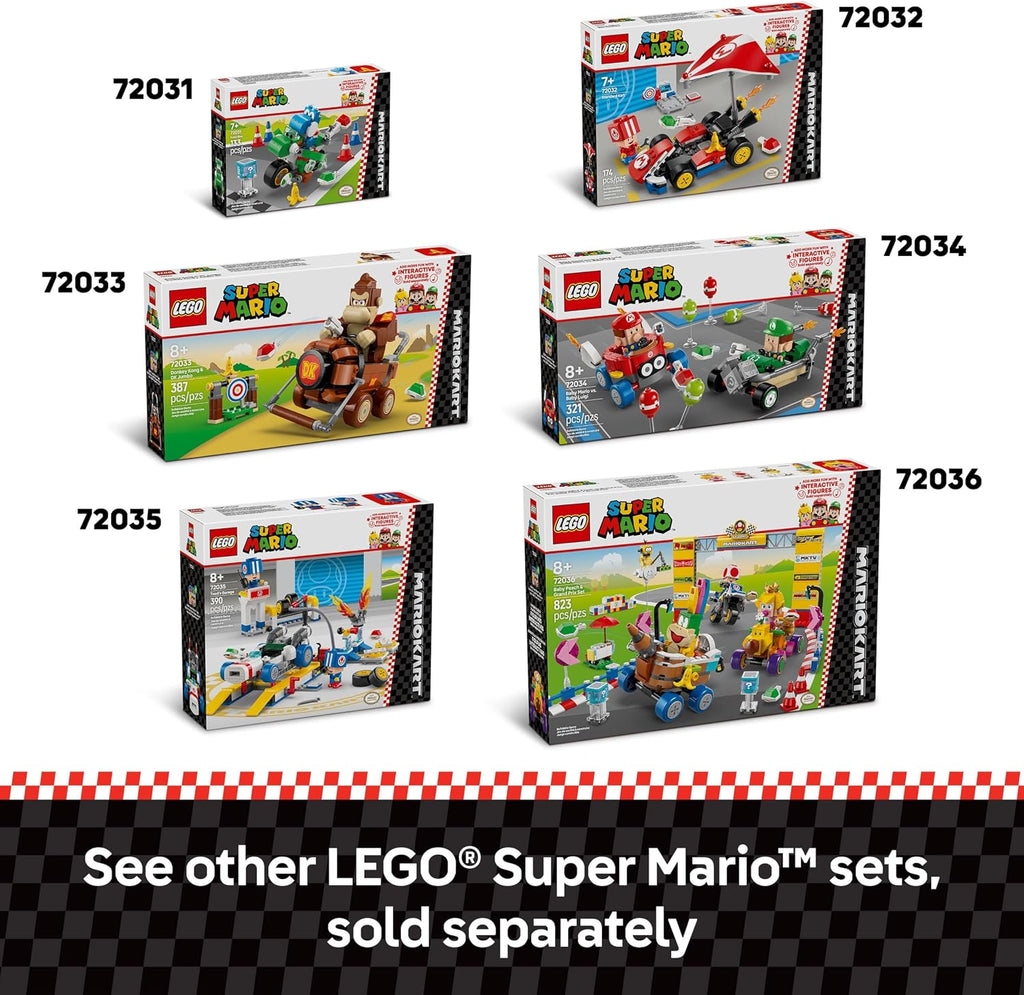 LEGO Super Mario: Bicicleta de Yoshi del Mario Kart - Juego de Cons...